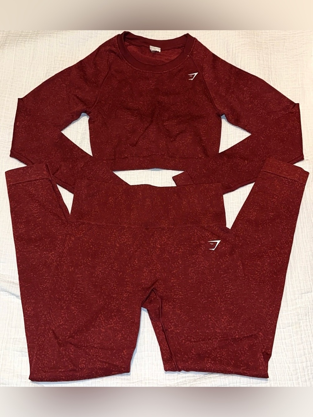 Gymshark Seamless Long-Sleeve Crop Top & Leggings Set